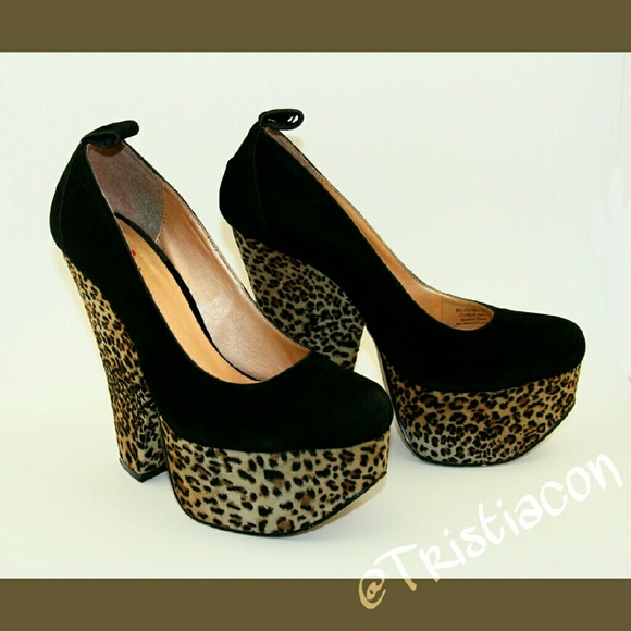 🔊📢🔊SALE🔊📢🔊 LuiChiny Leopard Print Platforms