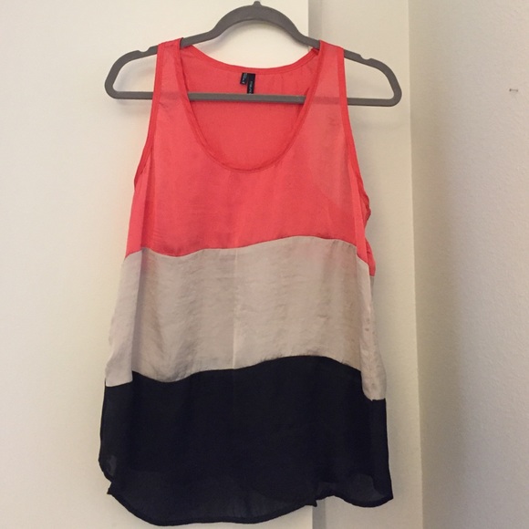 Maurice's color block silky tank