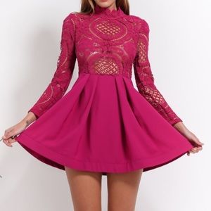 Lace mini dress