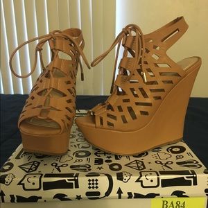 Tan wedges