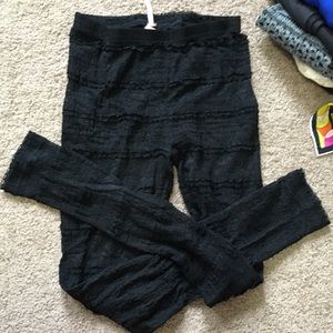 Free black lacey legging. Size: XS