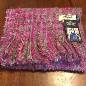NWT pink scarf