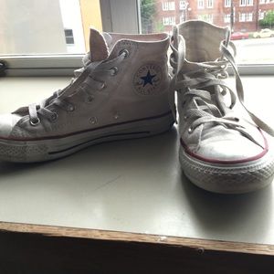 White High Top Converse