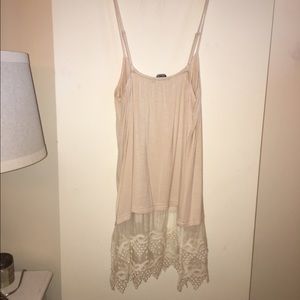 Lace tank top