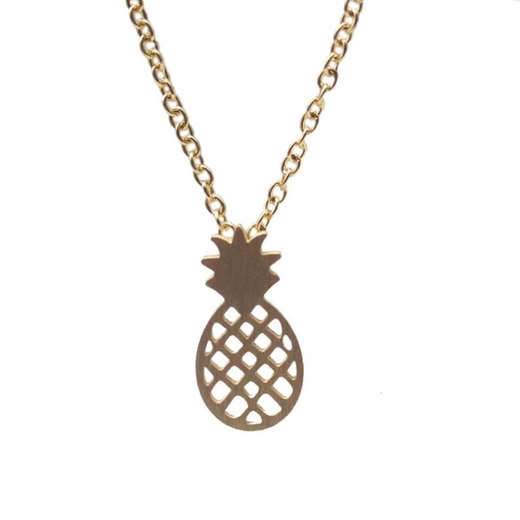 💟Small Gold Pineapple Necklace❤️ - Picture 2 of 4