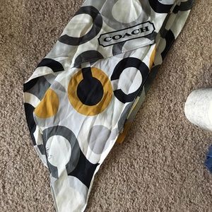 Coach silk scarf. Authentic.