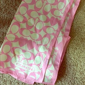 Authentic coach scarf. Long. Silk.