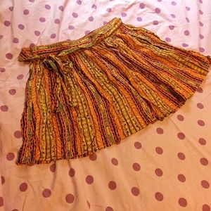 🔸FINAL PRICE🔸Multicolor Print Skater Skirt