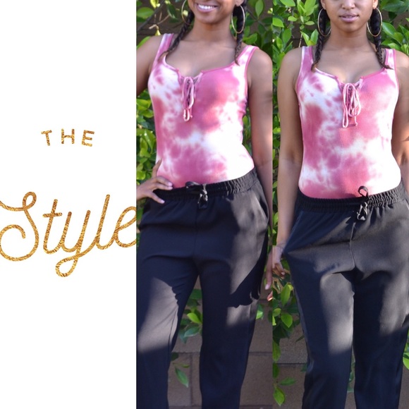 ✨  SALE! ✨  Coral Tie Dye Body Suit - Picture 2 of 4