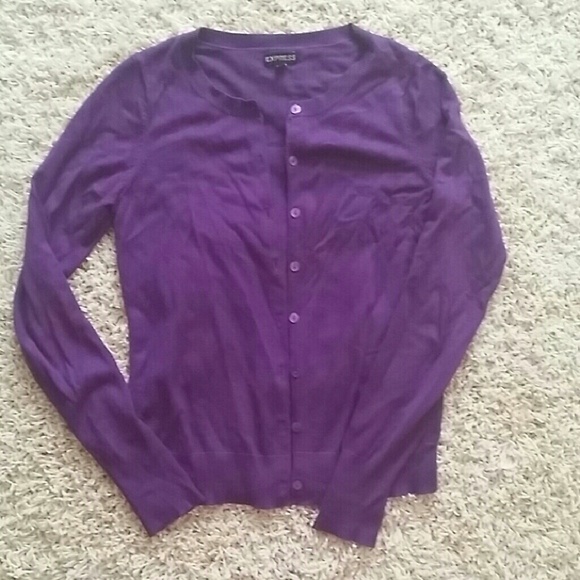 Beautiful Soft Royal Purple Cardigan