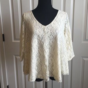 AE lace flowy shirt