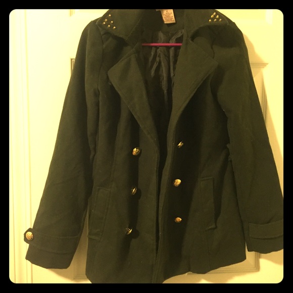 Green coat
