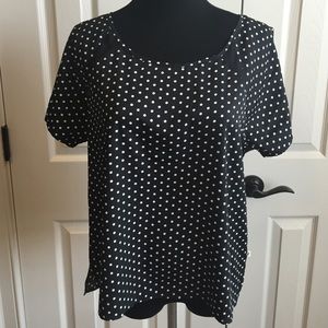 AE polka dot shirt
