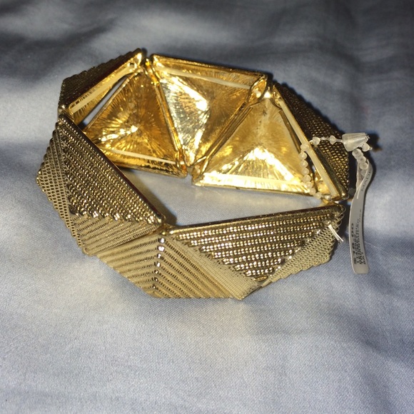 Geometric Gold Bracelet