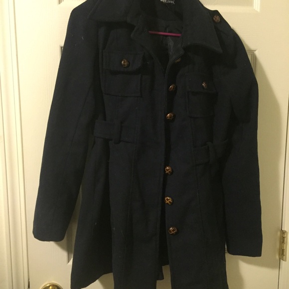Navy pea coat