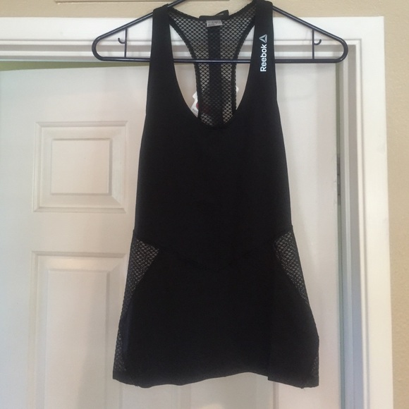 Reebok Studio Black workout tank extra small women