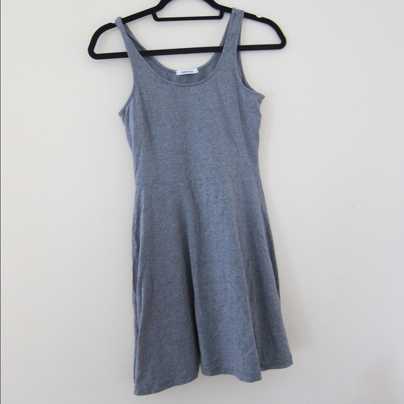 Grey jersey dress
