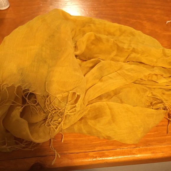 Mustard scarf