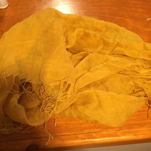Mustard scarf