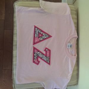 Delta Zeta stitched Letter T-shirt