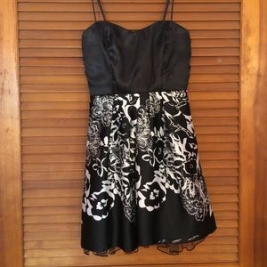 Semi-formal dress with pink sash (NWT)