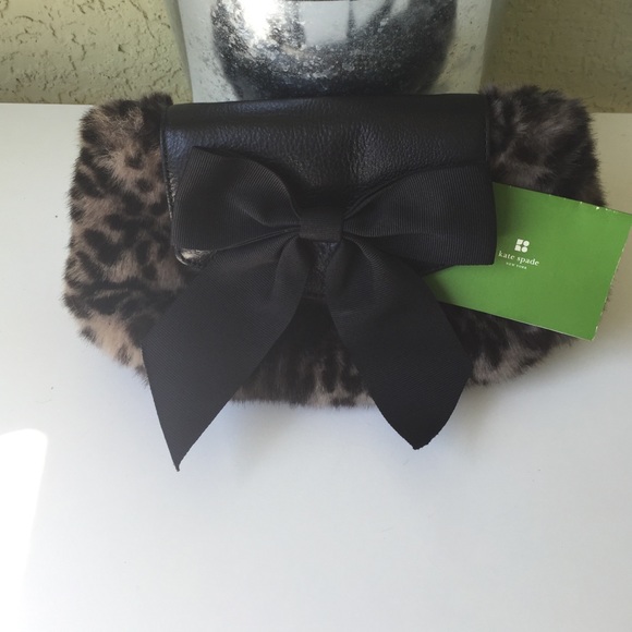 Authentic Kate Spade Fur Clutch