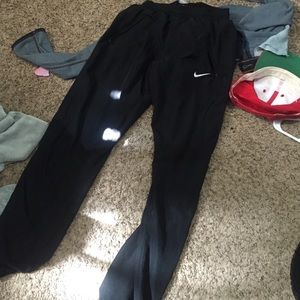 NIKE black sweat pants