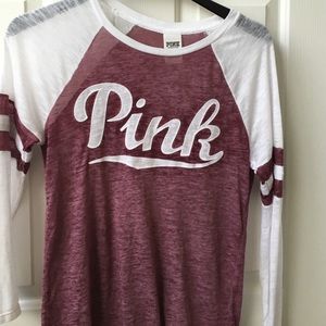 PINK Baseball tee (long sleeve)