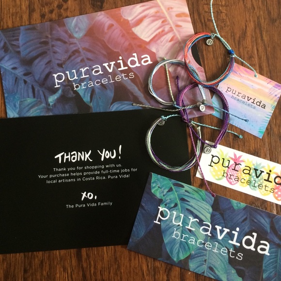 4 Puravida Bracelets! Buy 3 get one free!