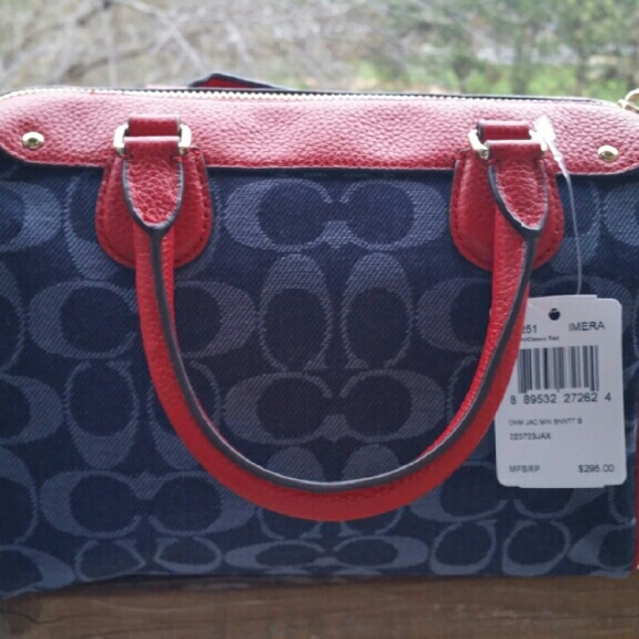 New with tags denim mini bennett satchel