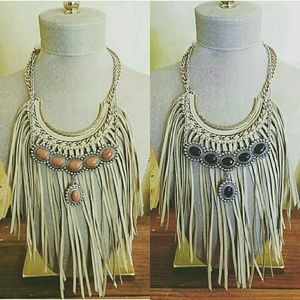 12 Stone Double Sided Bohemian necklace