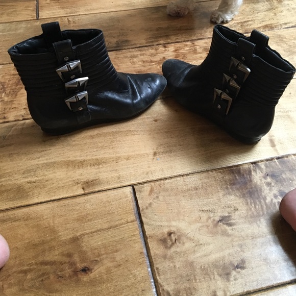 Seven for all mankind black booties - Picture 1 of 4