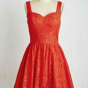 Stun, Moon, and Stars red lace dress