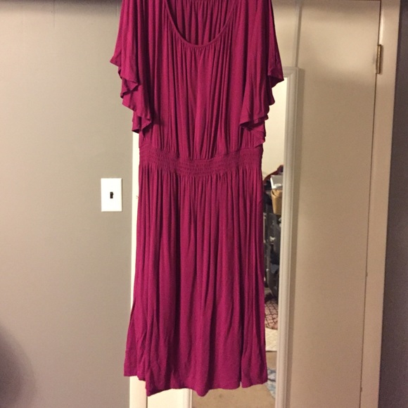 Cold shoulder dress