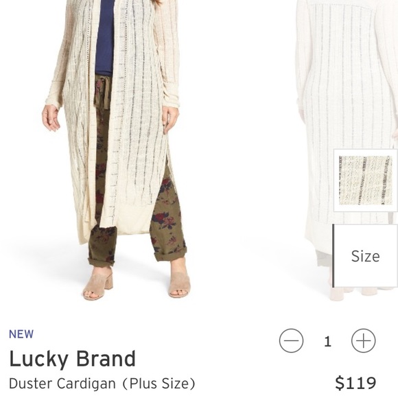 LAST ONE- Lace Duster ✨PRICE FIRM* - Picture 6 of 6