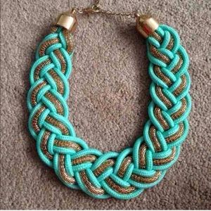 ⭐️Turquoise braided necklace!⭐️