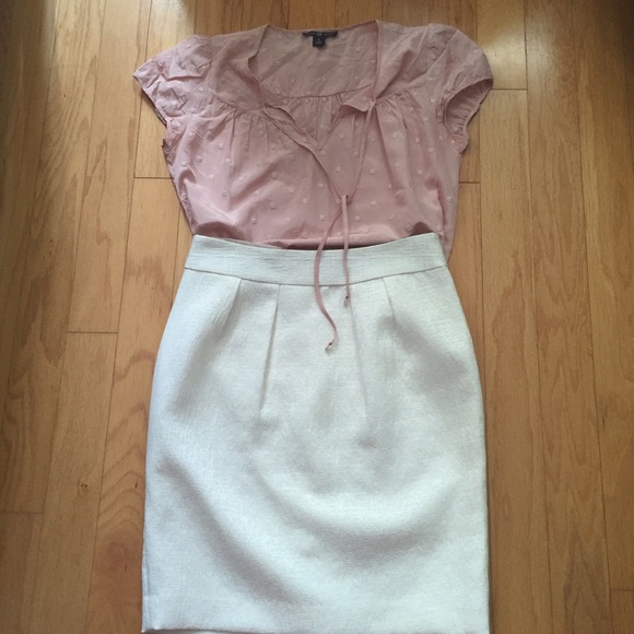 Blush Pink Silk Top with Embroidered Details