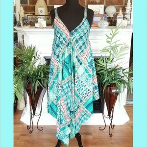 🔴"Bahama Breeze" Hanky Trapeze Dress