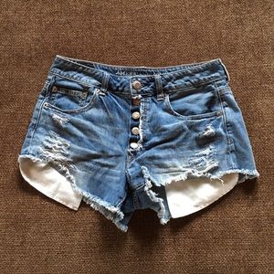 American Eagle cute high rise festival shorts