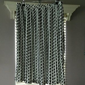 Banana Republic graphic print pleated midi skirt