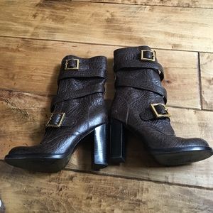 Tory burch heeled boots