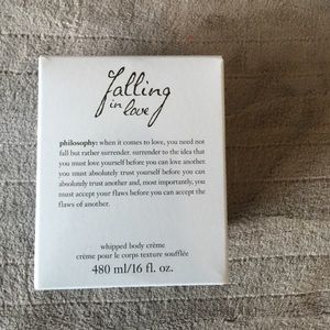 philosophy "Falling in Love" whipped body creme
