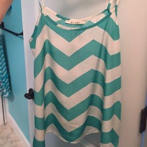 Chevron open back tank!