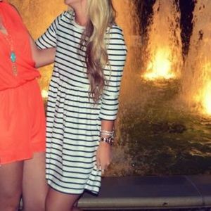 Striped T-Shirt Dress