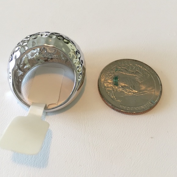 Hammered Dome Beautifully Made Solid Silver 925 - image 3