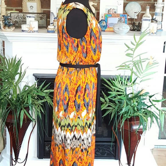 🔴"Tangerine Spice" Full Length Maxi - Picture 2 of 3