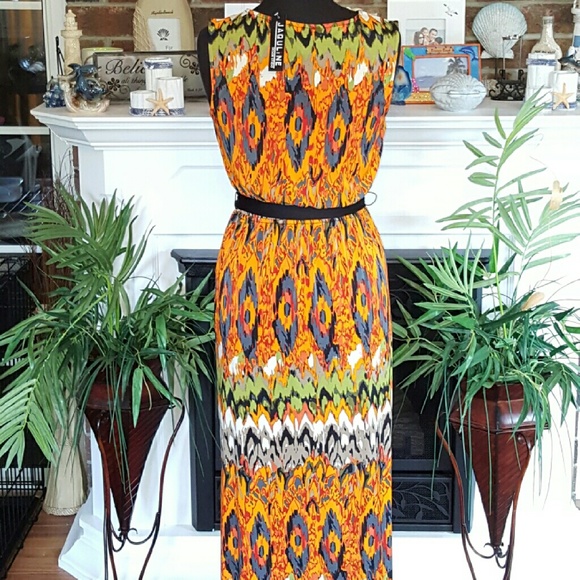 🔴"Tangerine Spice" Full Length Maxi - Picture 3 of 3