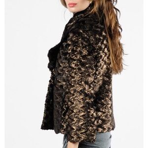 ALICE + OLIVIA Masha Faux Fur Jacket
