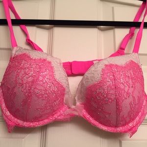 Sparkly Dream Angels Push Up Bra, 36B