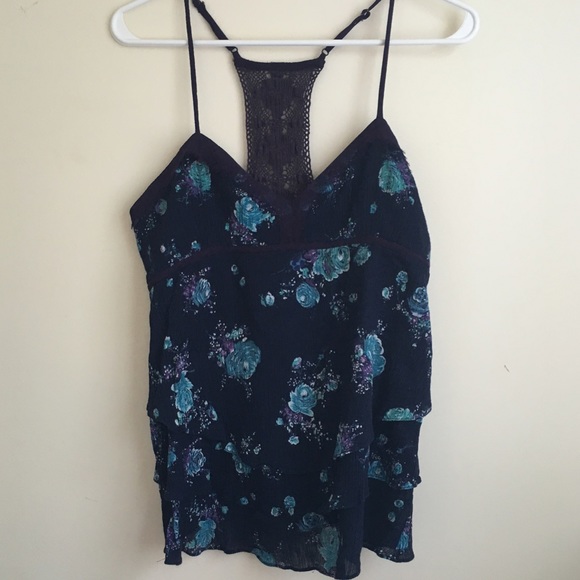 Flowered tank top